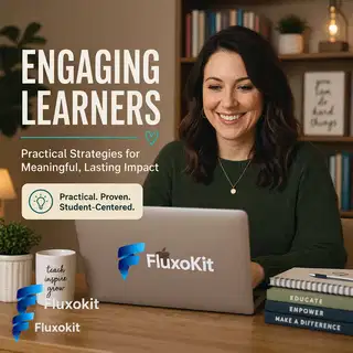 Flux Kontext Edição - Coloque o logo da FluxoKit na tampa do laptop, acabamento fosco