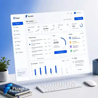 Nano Banana Pro Edição (Gemini 3.0) - Adicione o logo da FluxoKit como ícone de app no canto do painel