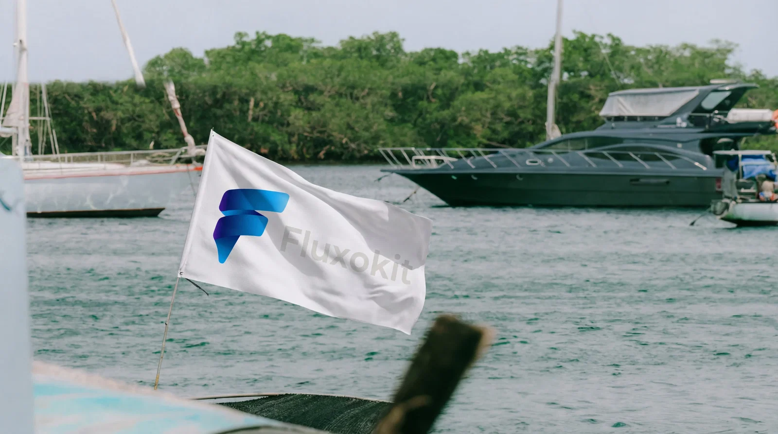 Bandeira de evento com Nano Banana Pro Edição