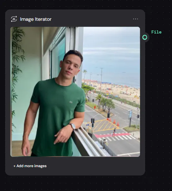 Preview estatico de edicao e upscale de imagem no FluxoKit