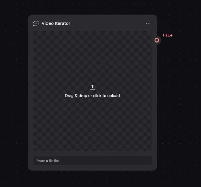Preview estatico de texto para video no FluxoKit