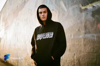 Reve Criar - Lookbook streetwear: moletom oversized, luz dourada, campanha
