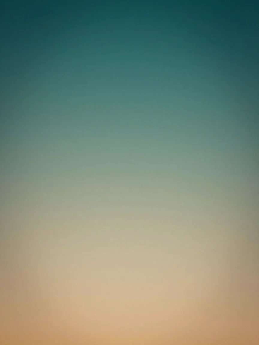 Generated studio backdrop with a smooth teal-to-sand gradient sweep, on FluxoKit