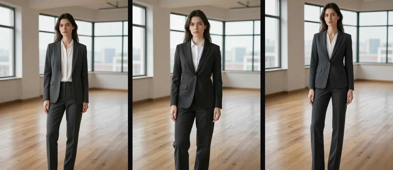 The identical blazer instruction executed by Qwen Image Edit Max, FLUX Kontext, and GPT Image 2 edit on FluxoKit