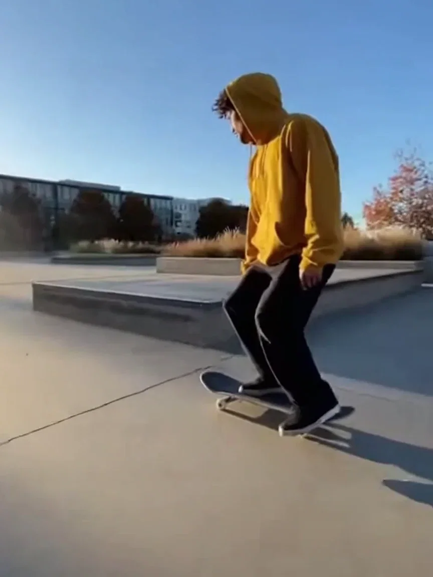 Sunlit concrete plaza beat frame from a Sora 2 clip on FluxoKit