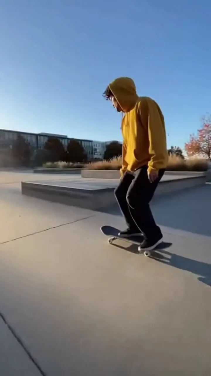 Thumbnail for Sora 2 video example: skater ollie with real physics